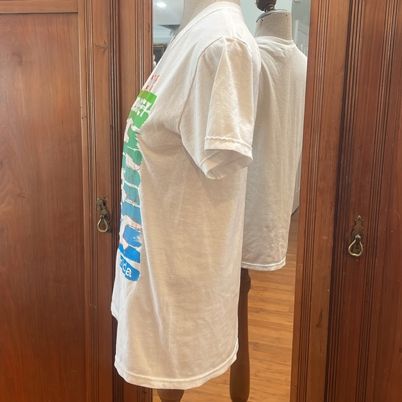 Perdido Key Florida shorts sleeve white T-shirt seagulls Cotton blend size S - Picture 5 of 7